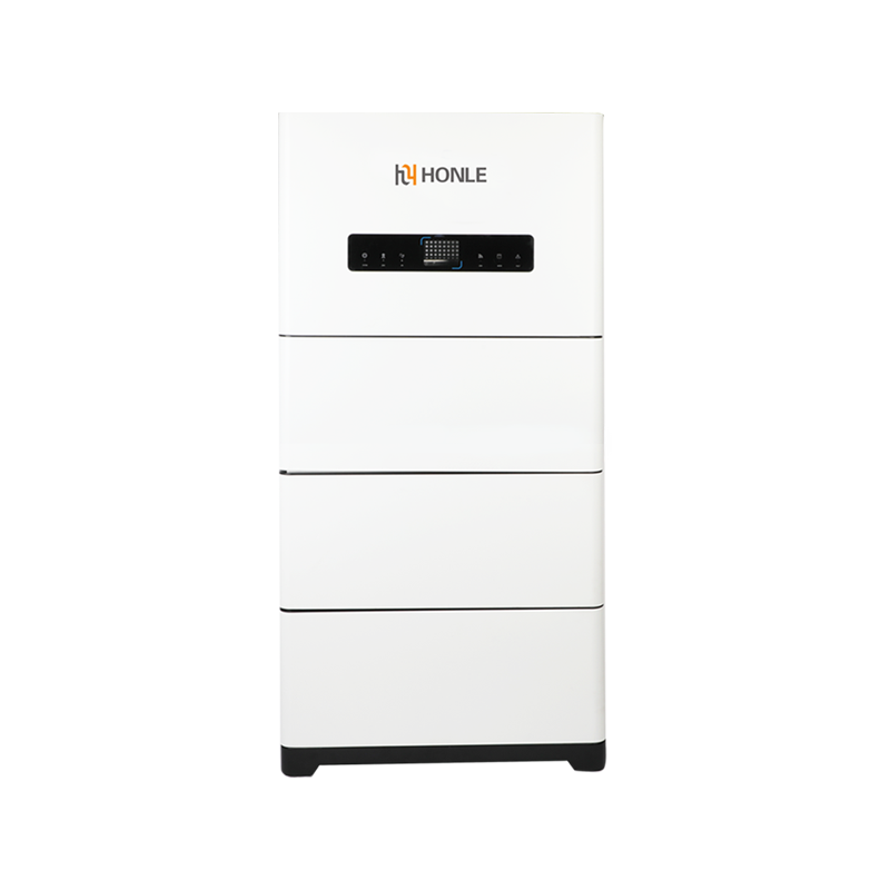 Almacenamiento de energía apilado residencial de alto voltaje de la batería de ión de litio LiFePO4 de HLH