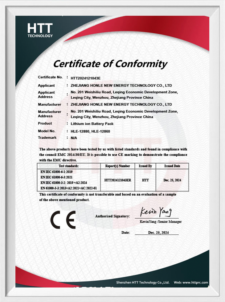 Certificado de conformidad