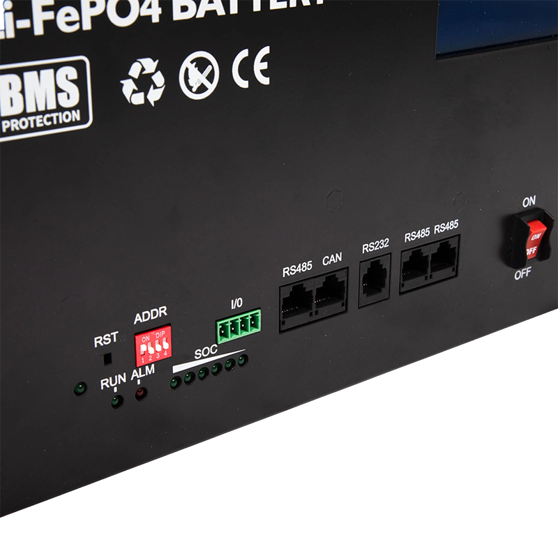 Módulo escalable ESS de batería LiFePO4 de montaje en bastidor de baja tensión y bajo voltaje HLB para sistema solar doméstico