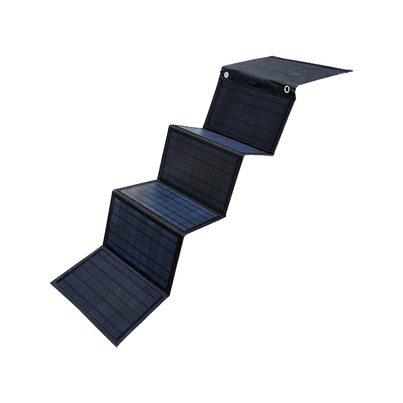 Panel de carga portátil al aire libre plegable solar de 50W