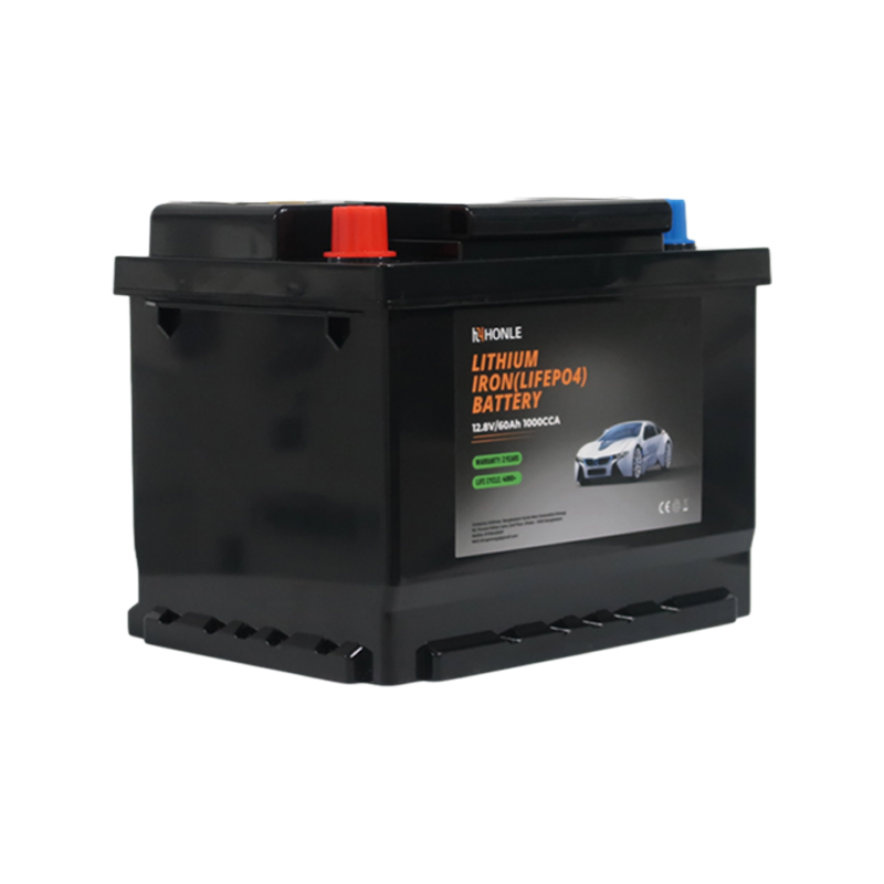 Paquete sin mantenimiento del litio de la batería recargable LiFePO4 de HLE 12.8V 60Ah para las vespas de la movilidad
