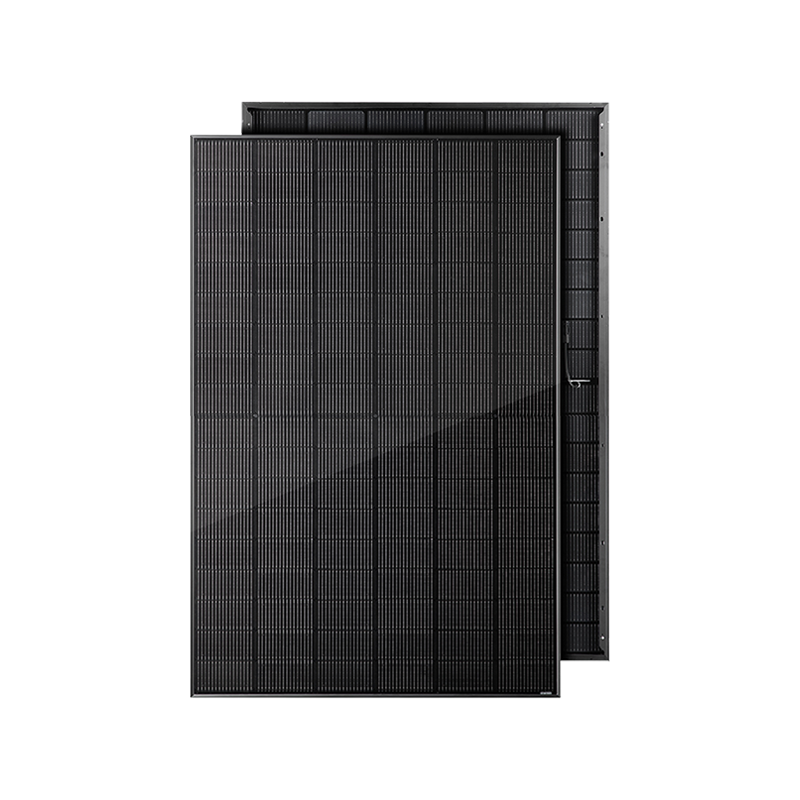 Panel solar monocristalino negro completo de 550W-570W Tecnología premium N-TOPCON para techos residenciales