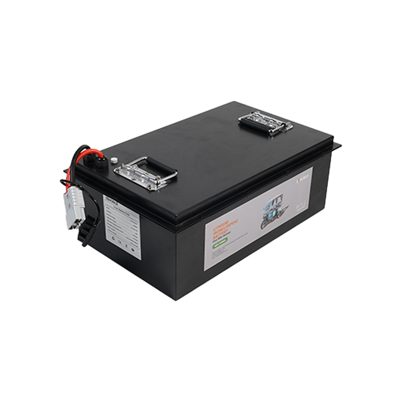 Paquete de larga duración LiFePO4 de batería de litio de ciclo profundo HLE 48V 100Ah para carritos de golf y LSV