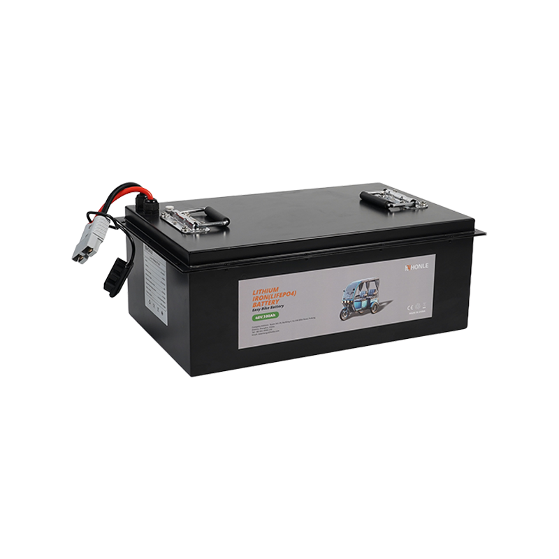Paquete de larga duración LiFePO4 de batería de litio de ciclo profundo HLE 48V 100Ah para carritos de golf y LSV