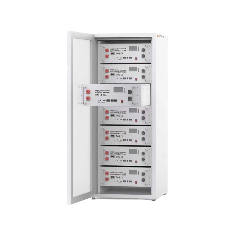 Sistema de batería de montaje en bastidor de alto voltaje HLB Almacenamiento de energía eficiente LiFePO4 para ESS residencial grande