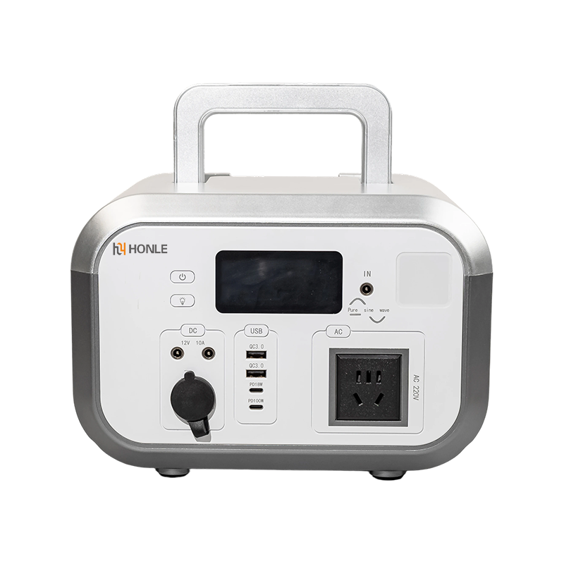 CY-HL Generador solar portátil de 600 W, batería ligera LiFePO4 para aventuras al aire libre
