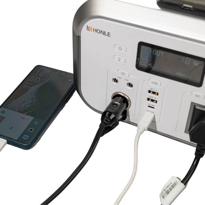 CY-HL Generador solar portátil de 600 W, batería ligera LiFePO4 para aventuras al aire libre